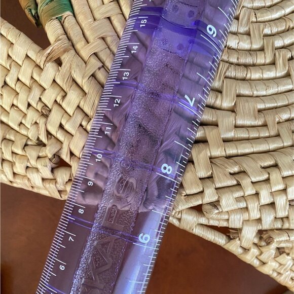 Frog Wicker Circle Round Coaster Holder - Picture 7 of 7